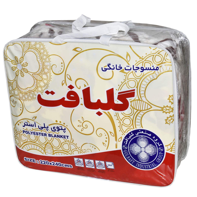 پتو گلبافت کد 343 سایز 240×220 سانتی متر