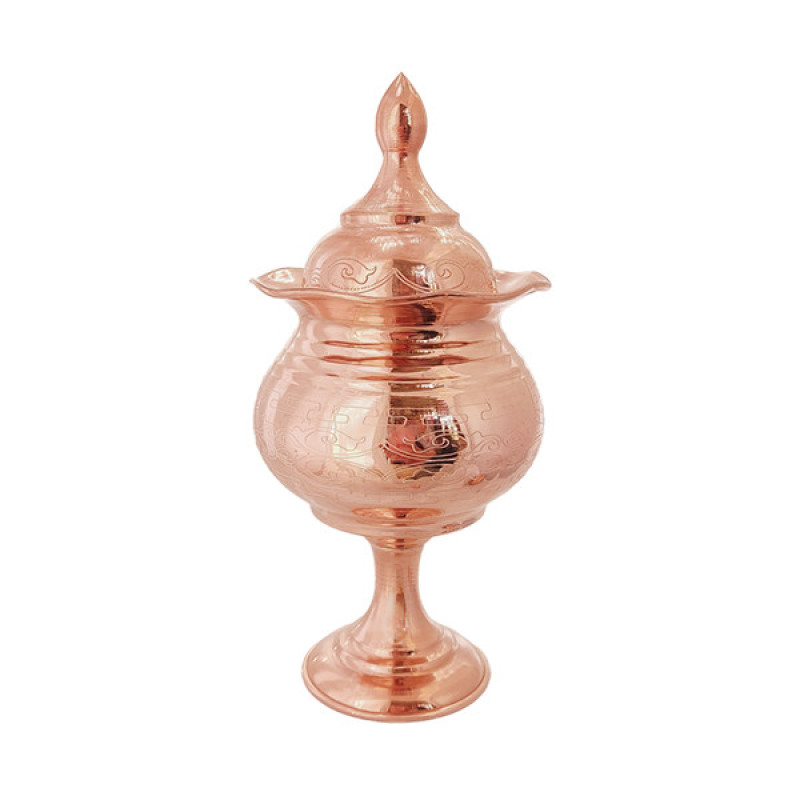 شکلات خوری مسی مدل لب چین لیزری کد ZH332.2