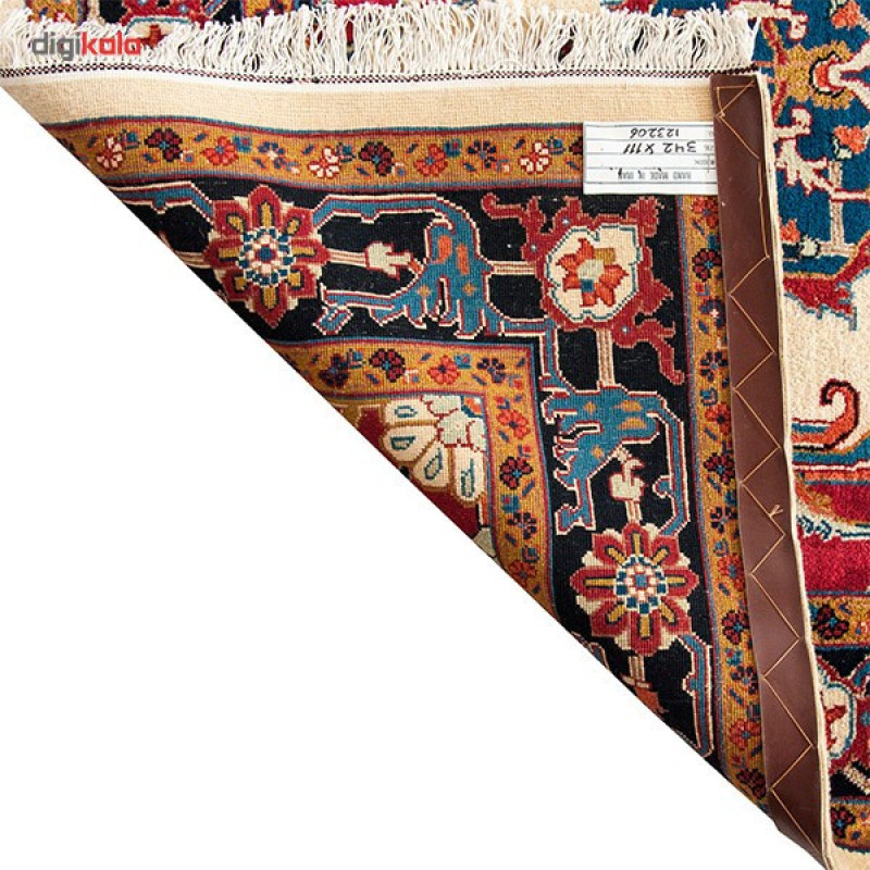 فرش دستبافت کناره طول سه و نیم متری سی پرشیا کد 101877