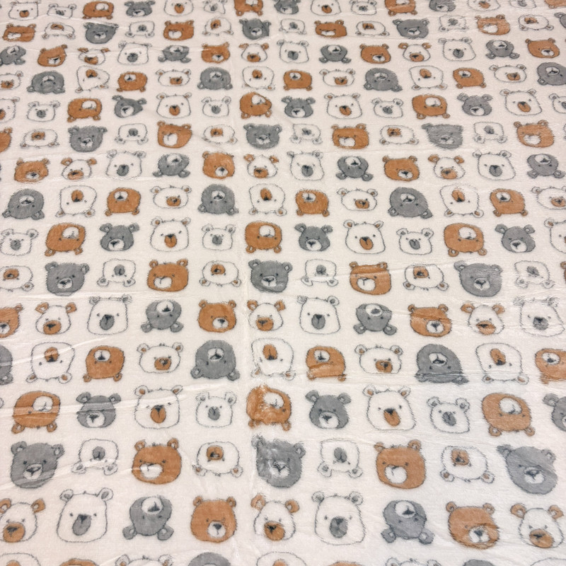 پتو مسافرتی 1 نفره مدل خرس کوچولو سایز 200x160 سانتی‌متر
