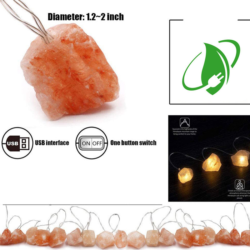 ریسه ال ای دی مدل نمک کد 100 LED طول 2 متر