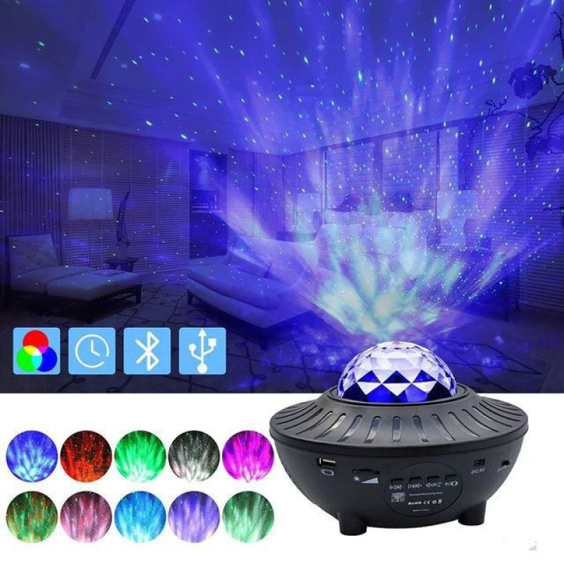 چراغ خواب مدل GALAXY LIGHT اسپیکردار