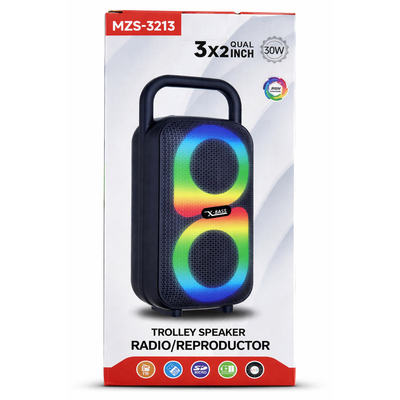 اسپیکر بلوتوثی قابل حمل ایکس باس مدل MZS-3213