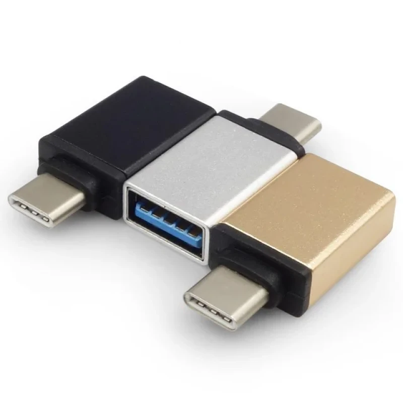 مبدل USB-C به USB OTG ریمکس مدل مونترال مجموعه 3 عددی