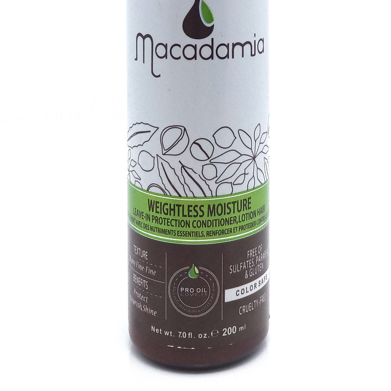 کرم مو ماکادامیا مدل Weightless Moisture حجم 200 میلی لیتر