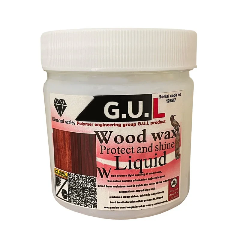 لاک محافظ و براق کننده چوب جی.یو.ال مدل  LAQUER PLUS A حجم 250 میلی لیتر