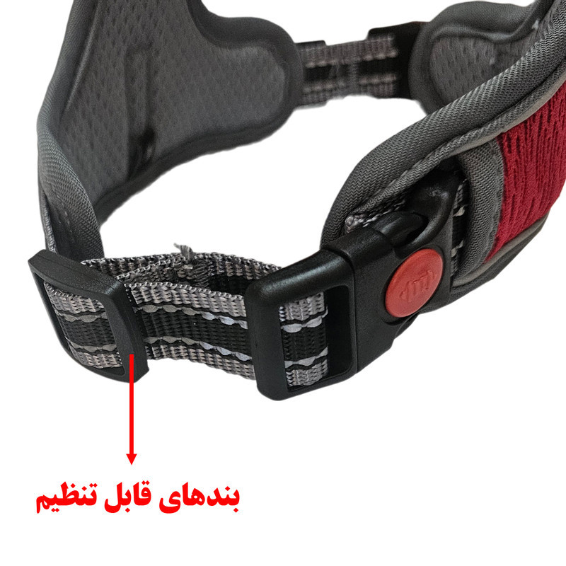 بند قلاده و قلاده کتفی سگ و گربه یابیبی کد B04