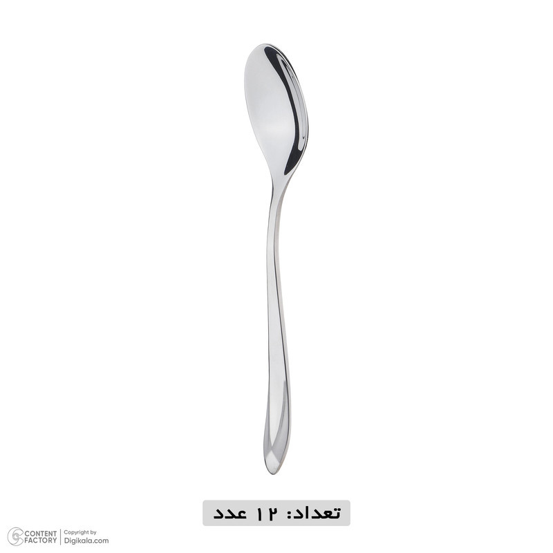 قاشق چای‌خوری ام‌جی‌اس مدل 020s مجموعه 12 عددی