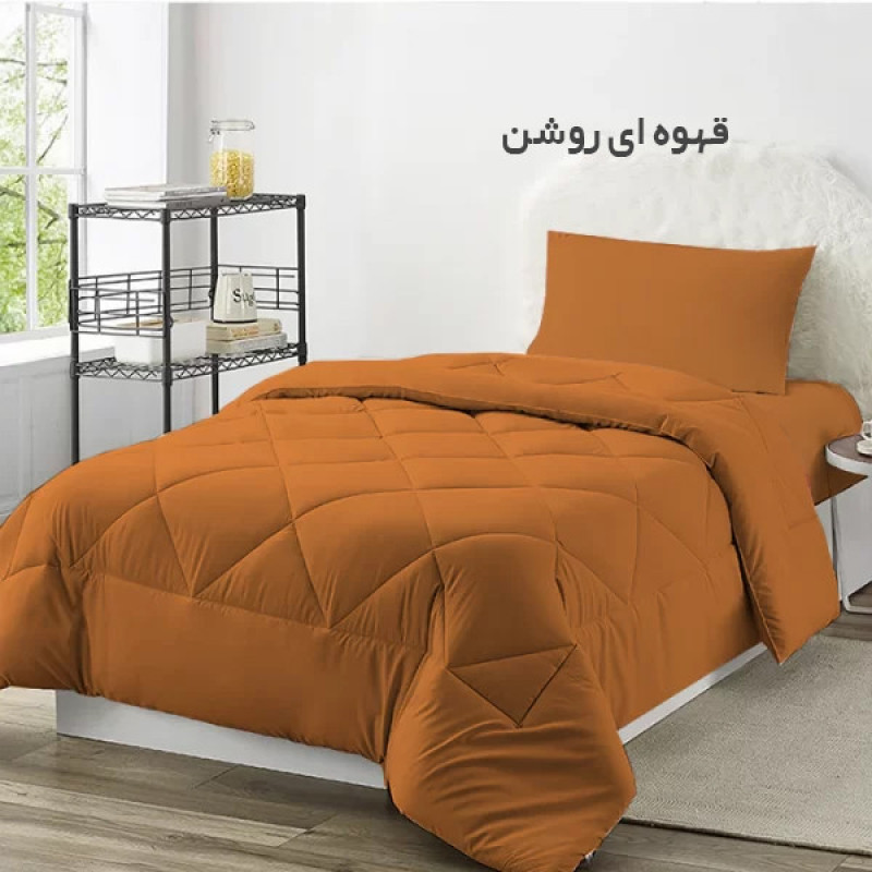 لحاف چیداری مدل میکرو یک نفره سایز 160x220 سانتی متر