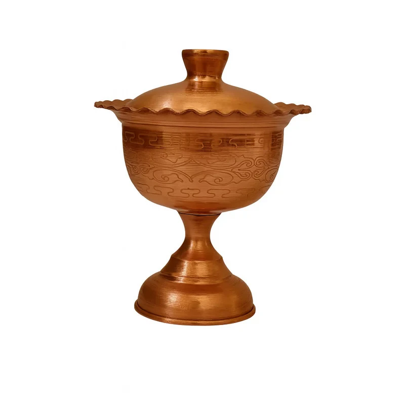 قندان مسی مدل لب چین کد ZH395.2