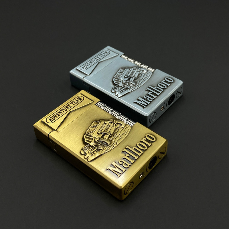 فندک گازی مدل سنگ بغل طرح ماشین مارلبرو کد DKD-1287
