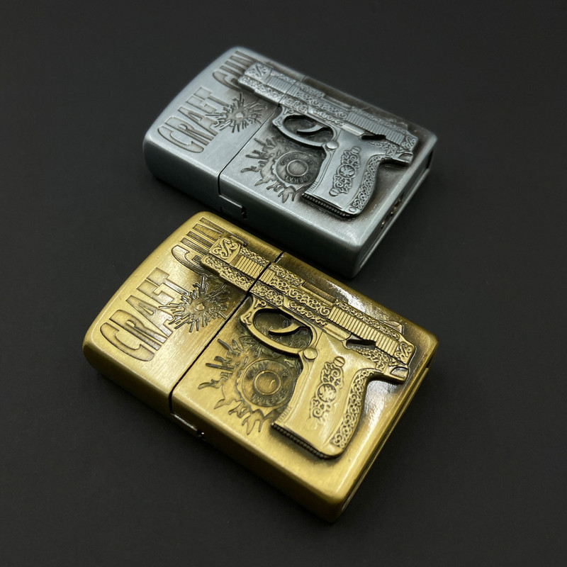 فندک مدل چخماقی طرح تفنگ کد DKD-1317