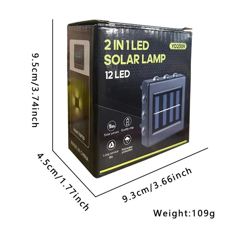 چراغ خورشیدی سولار مدل YD-2309-LED-12
