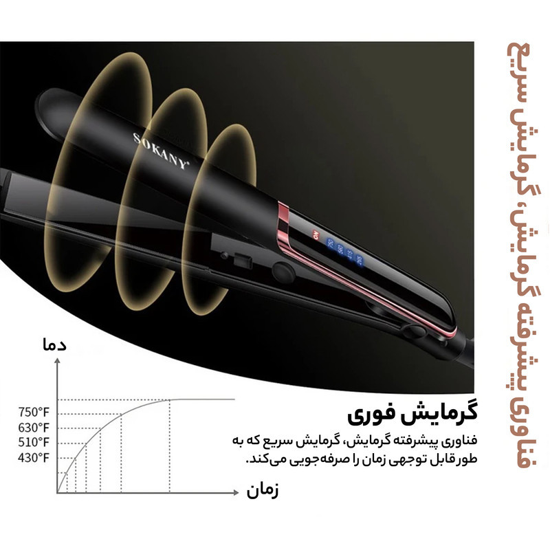 اتو مو سوکانی مدل 955 Plasma Therapy