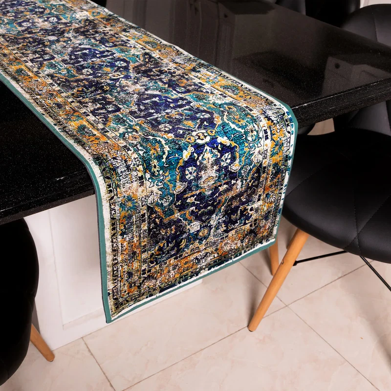رانر رومیزی طرح ترمه KN-VinG-40.133