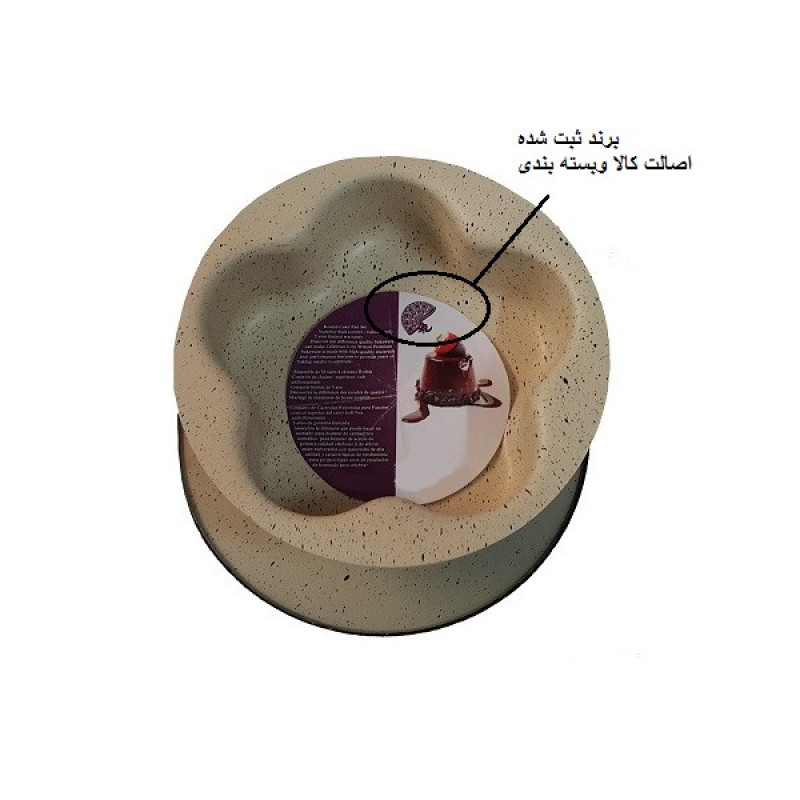قالب کیک به گز مدل گل