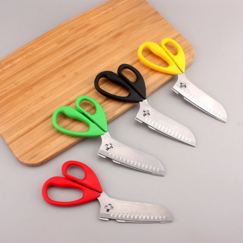 قیچی آشپزخانه چندمنظوره مدل Knife Scissors