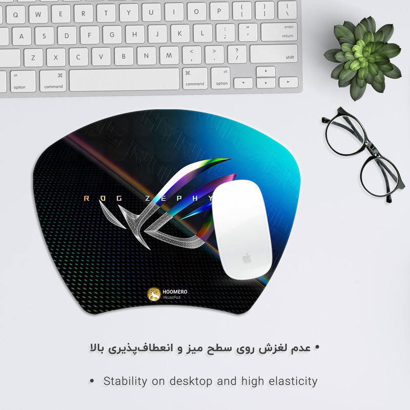 ماوس پد هومرو مدل MC038 طرح Asus Computer hardware company