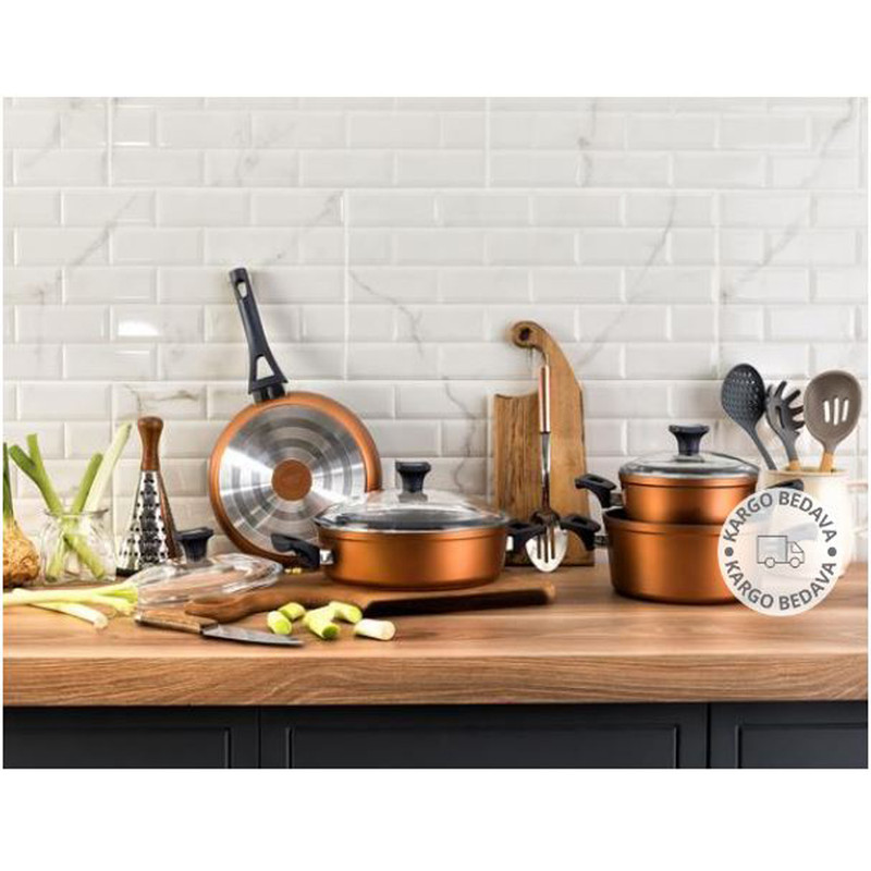 سرویس قابلمه 7 پارچه مادام کوکو مدل   Chef Granite look