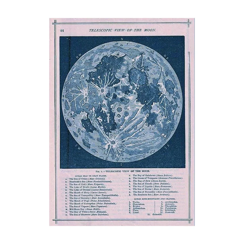 پوستر طرح ماه مدل Moon 11090