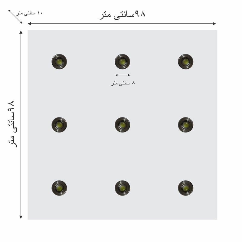 کناف پیش ساخته سقف مدل آرک طرح ساده