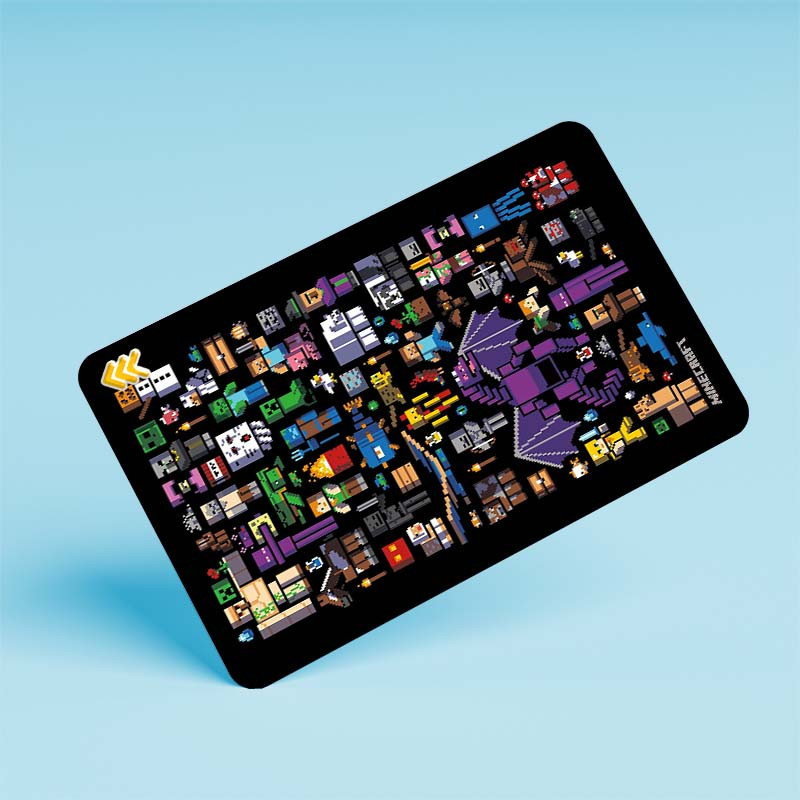استيکر کارت کارنيکا طرح ماینکرفت Minecraft کد 13619 مجموعه 6 عددی