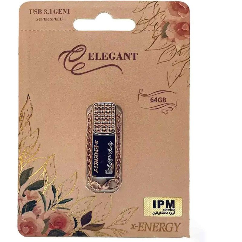 فلش مموری ایکس انرژی مدل ELEGANT ظرفیت 64 گیگابایت