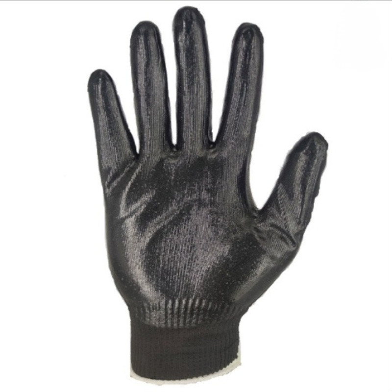 دستکش ایمنی  استاد مدل کف مواد  کد 220 بسته 6 عددی