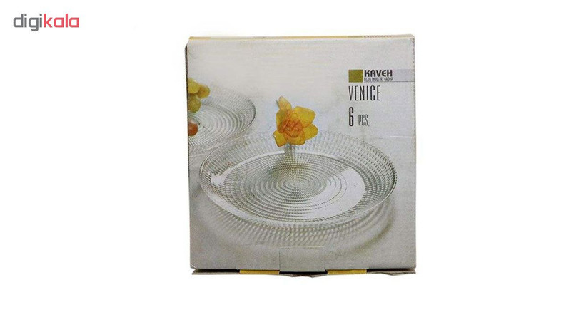 خورش خوری بلور کاوه مدل venice1103 بسته 6 عددی