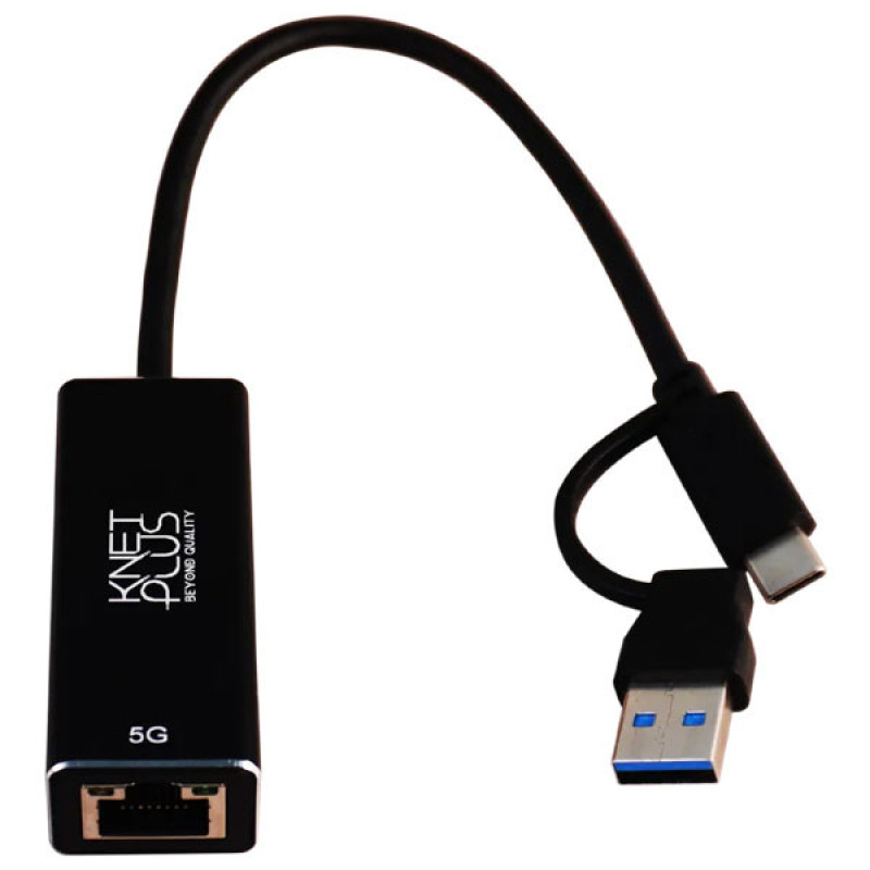 مبدل USB-C به LAN کی نت پلاس مدل KP-LA05