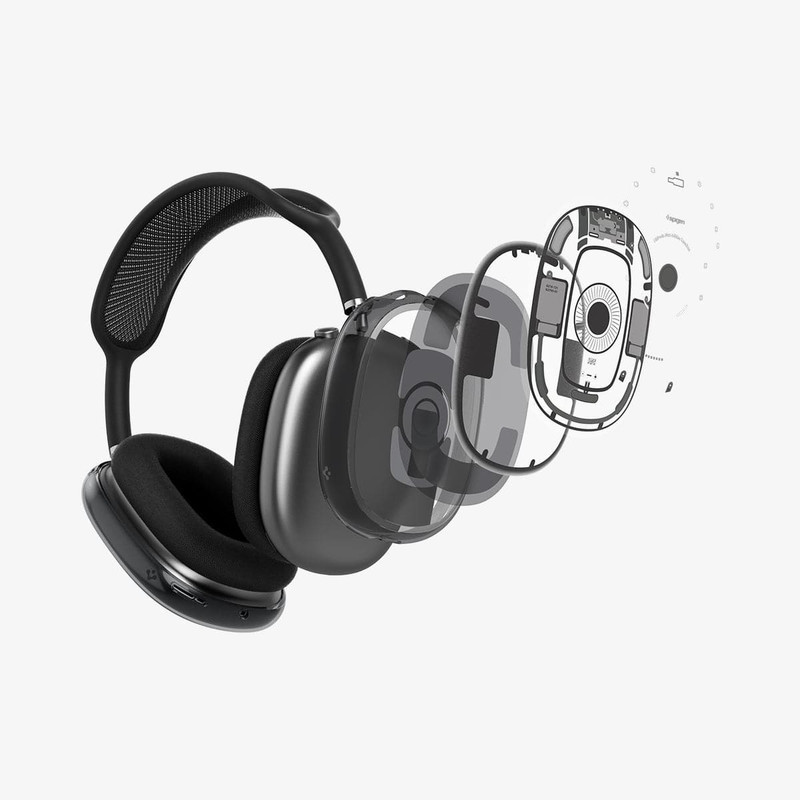 کاور اسپیگن مدل Ultra Hybrid Pro مناسب برای هدست اپل ایرپاد مکس بسته 2 عددی
