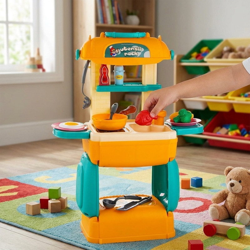 ست اسباب بازی آشپزخانه هوکیا مدل Mobile kitchen