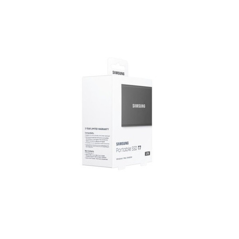اس اس دی اکسترنال سامسونگ مدل T7 ظرفیت 2 ترابایت رابط USB 3.2 Gen2