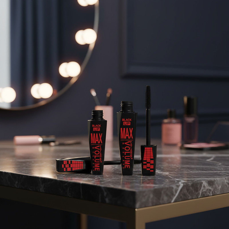 ریمل مکس مدل BLACK UP مجموعه 2 عددی