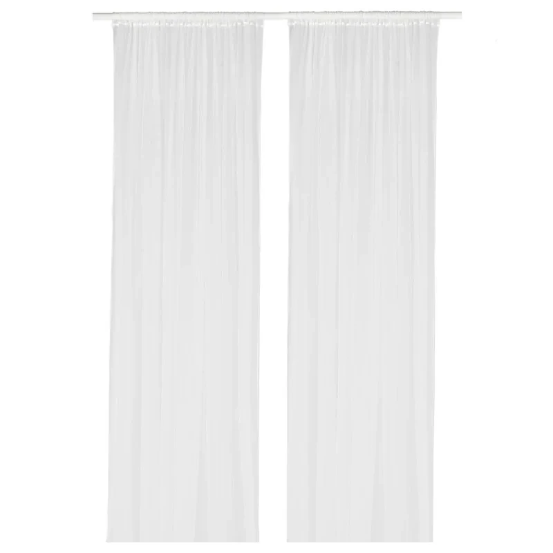 پرده ایکیا مدل LILL  سایز 280x300 بسته 2عددی