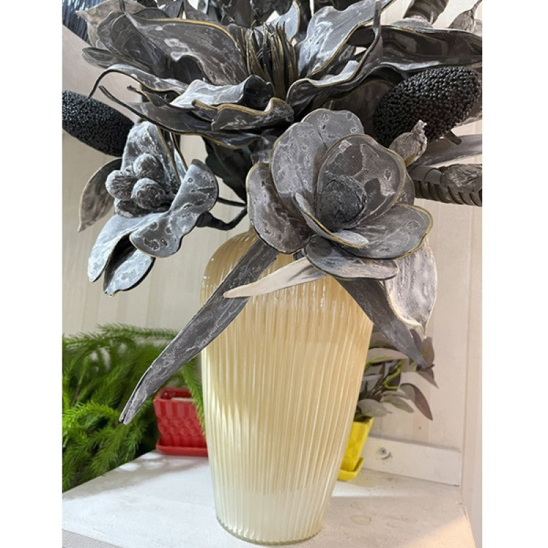 گلدان  دکوری مدل شیشه ای کد 010