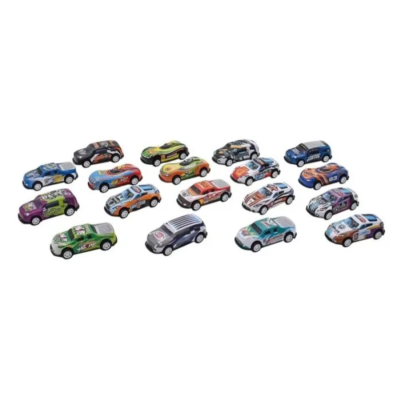 ست ماشین بازی مدل Alloy Car Series مجموعه 18 عددی