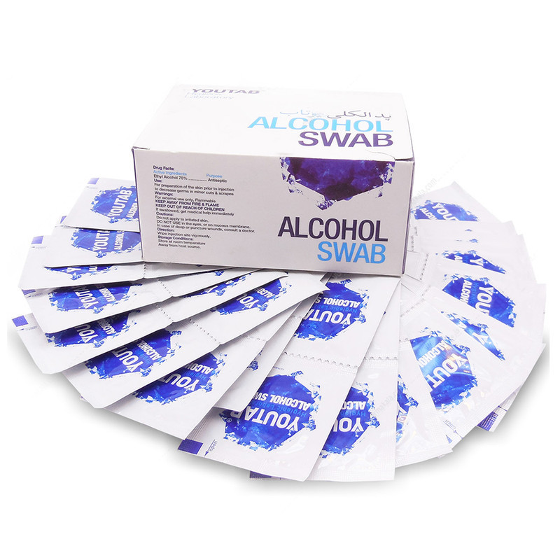 پد الکلی یوتاب مدل Antiseptic 6 مجموعه 6 عددی