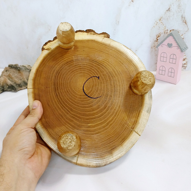 تخته سرو چوبی مدل پایه دار کد C101