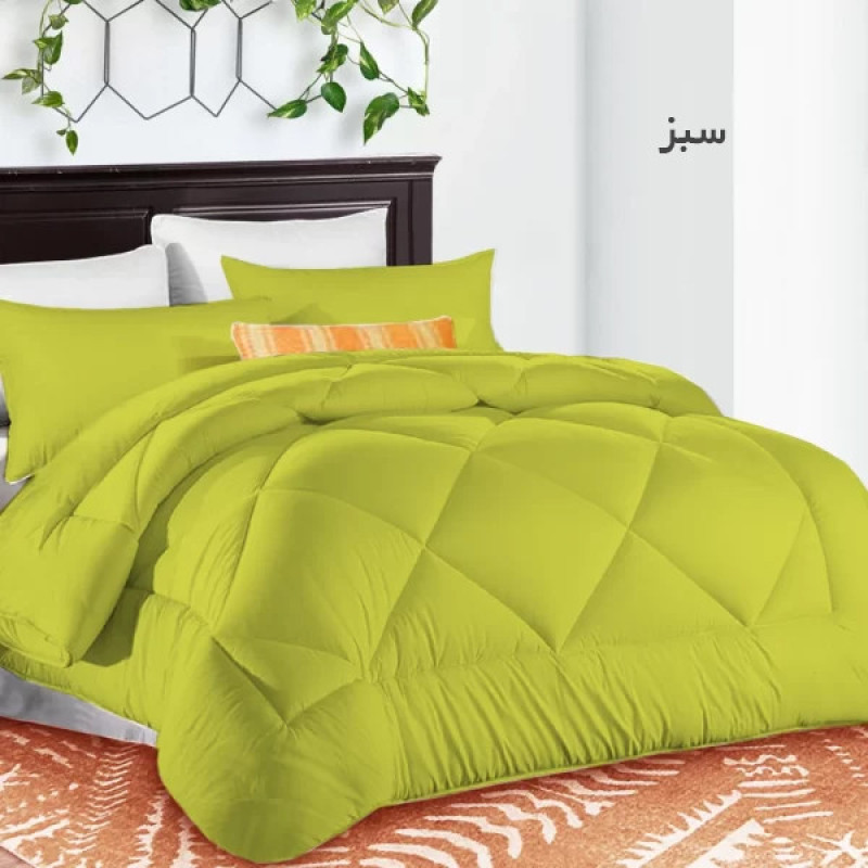 لحاف چیداری مدل میکرو دو نفره سایز 220x200 سانتی متر