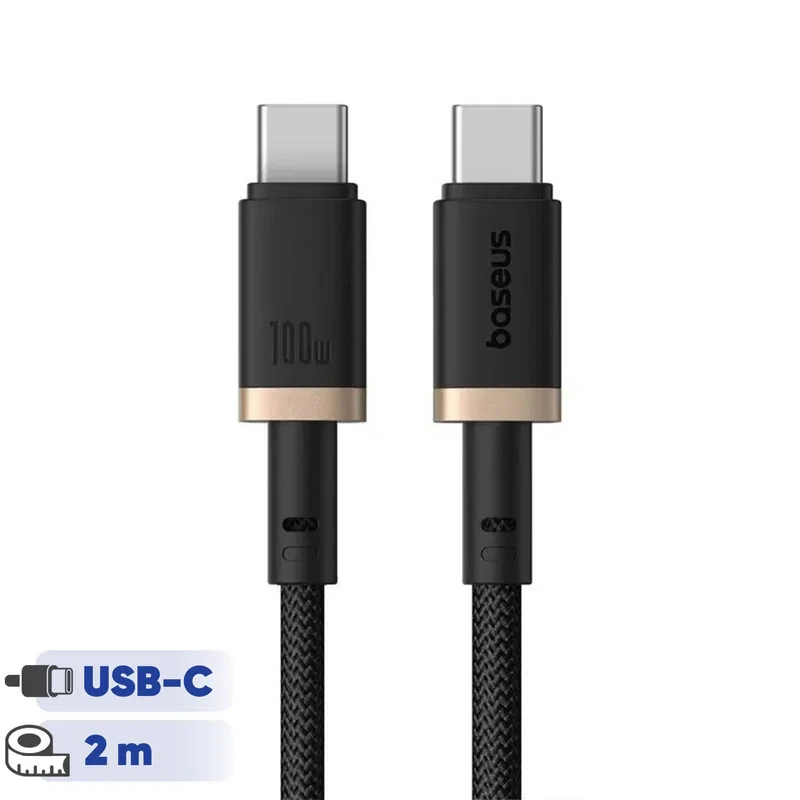 کابل USB-C بیسوس مدل Dura Series 100W طول 2 متر