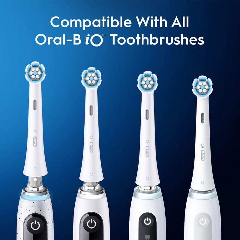 سری یدک مسواک برقی اورال-بی مدل iO GENTLE CARE بسته 2 عددی