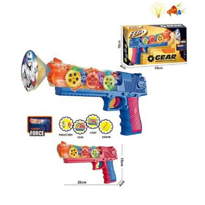 تفنگ بازی مدل کلت چرخ دنده ای FEFA GEAR