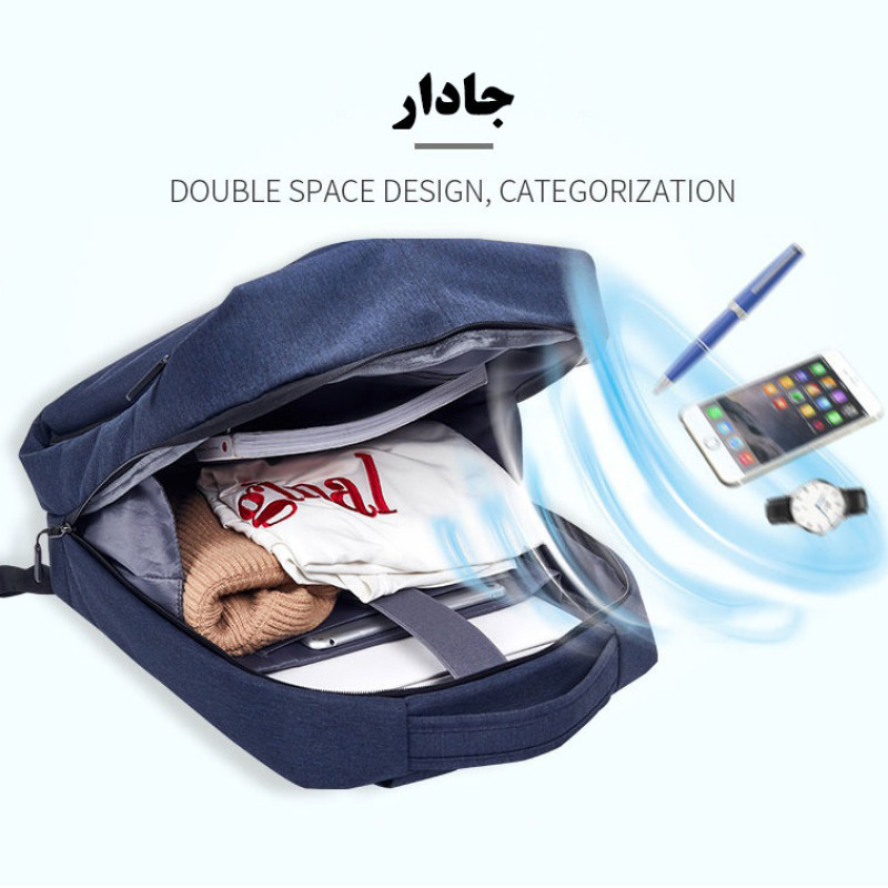 کوله پشتی لپ تاپ مدل 053 مناسب برای لپ تاپ 15.6 اینچی