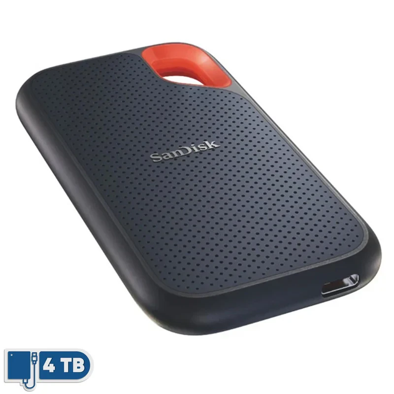 اس اس دی اکسترنال سن دیسک مدل Extreme E61 ظرفیت 4 ترابایت رابط USB 3.2 Gen2