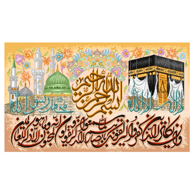 نخ و نقشه تابلوفرش مدل 22157