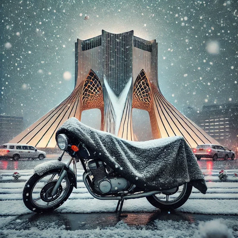 چادر موتور سیکلت رویال اسپرت مدل ضدآب مناسب برای پالس NS200