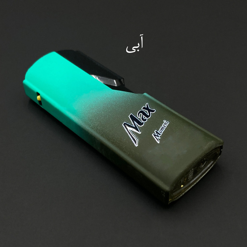 فندک مکس مدل گردینت طرح دکمه کشویی کد DKD-1641