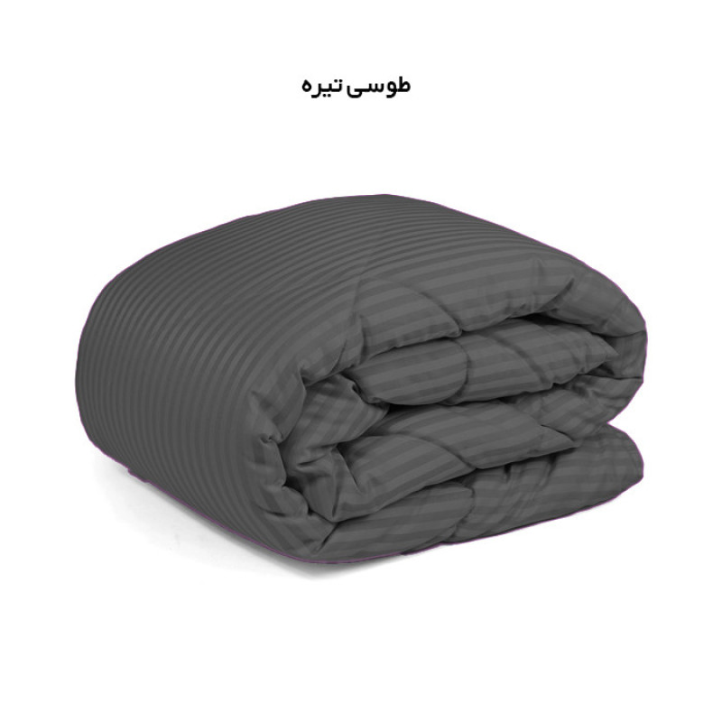 روکش لحاف چیداری مدل هتلی یک نفره سایز 220x190 سانتی متر