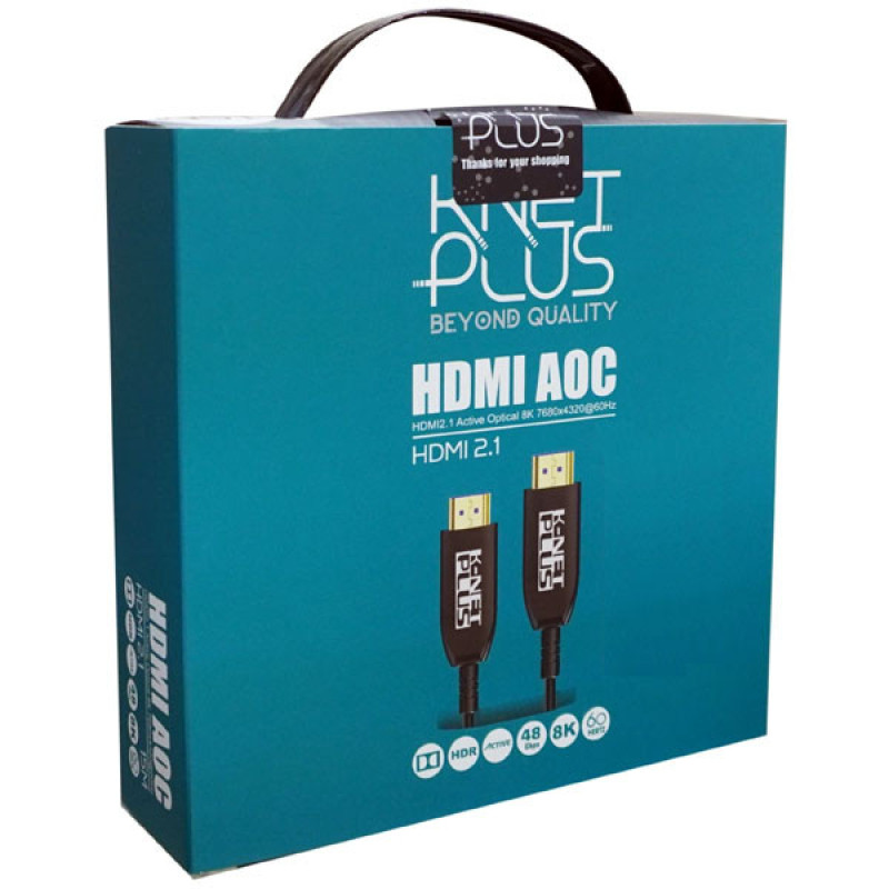کابل HDMI 2.1 AOC کی نت پلاس مدل KP-CHAOC21150 طول 15 متر